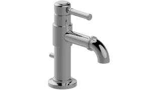 Single lever basin mixer with manual pop-up waste - mini