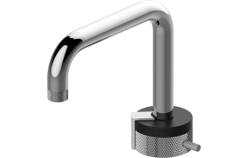 Single lever progressive basin mixer - 15,3cm spout