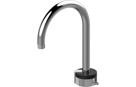 Single lever progressive basin mixer - 16cm spout