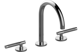 Three-hole washbasin mixer