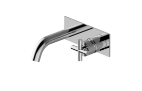 M.E. Wall-mounted basin mixer with 15,2cm spout - Trim only