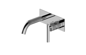 M.E. Wall-mounted basin mixer with 15,2cm spout - Trim only