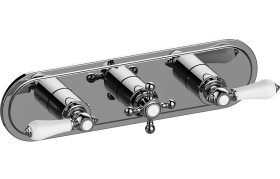 M-Series Valve Trim with Three Handles - Trim only