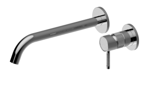 Cameo Wall-Mounted Lavatory Faucet w/ Single Handle