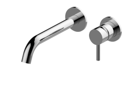 Wall-Mounted Lavatory Faucet with Single Handle (Trim)