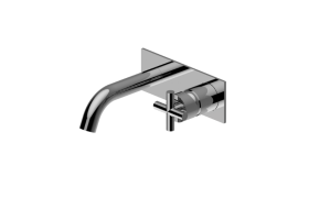 Wall-Mounted Lavatory Faucet with Single Handle (Trim)