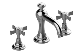 Three-hole washbasin mixer