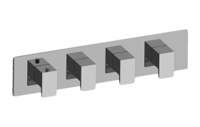 Solar M-Series Valve Horizontal Trim with Four Handles