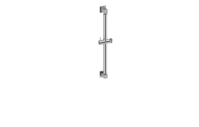 24” Square Grab Bar with Handshower Holder