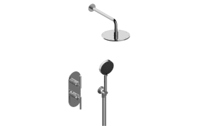 M-Series Thermostatic Shower System - Shower with Handshower (Trim)